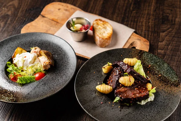 akşam yemeği restoranda, yakın çekim