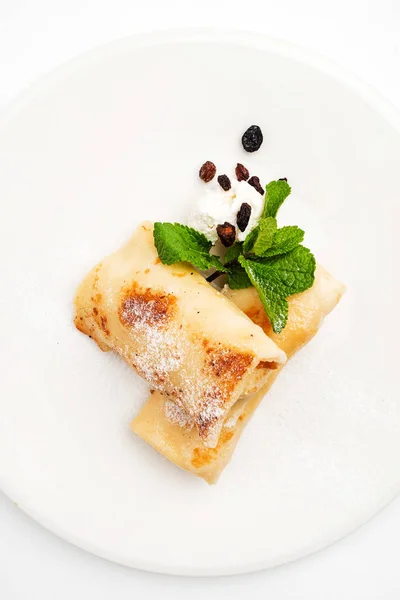 Frittelle Con Ricotta Uvetta — Foto Stock