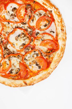 pizzaya beyaz, yakın çekim