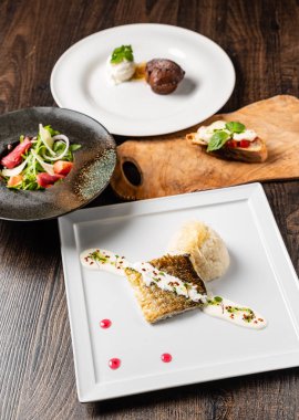 akşam yemeği restoranda, yakın çekim