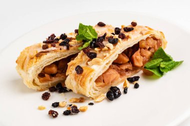 Elmalı börek, yakın çekim.