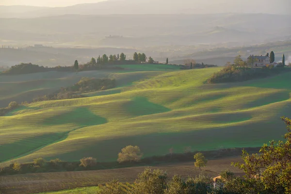 Bela Paisagem Toscana Natureza — Fotografia de Stock