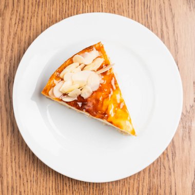 peynirli kek Bademli, yakın çekim