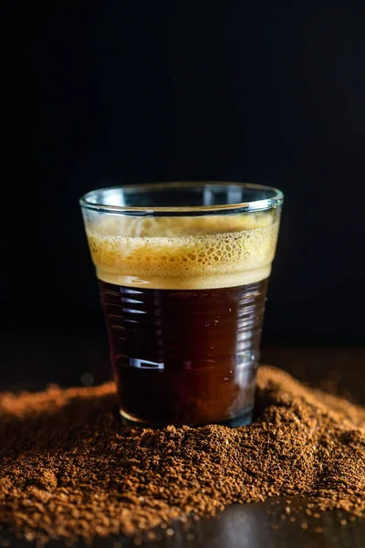 Cup Espresso Close — Stock Photo, Image