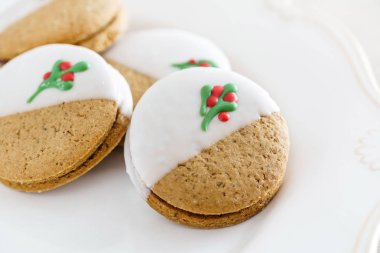 Noel gingerbread çerezleri, yakın çekim