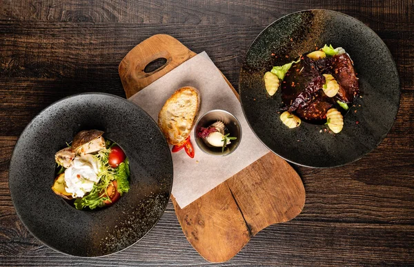 akşam yemeği restoranda, yakın çekim