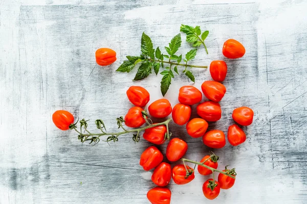 Fresh Cherry Tomatoes Close — Stock Photo, Image