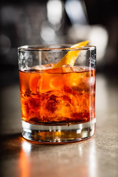 Läcker Cocktail Baren Närbild — Stockfoto