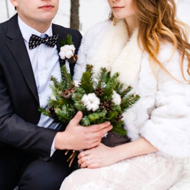 Doğa ve modern iç güzel çift