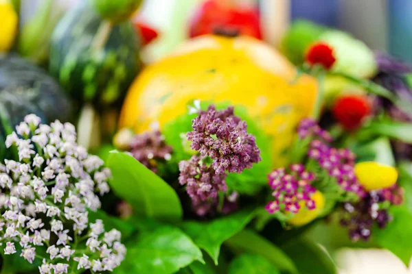 Beautiful Bouquet Fresh Vegetables Flowers — Stock Photo, Image