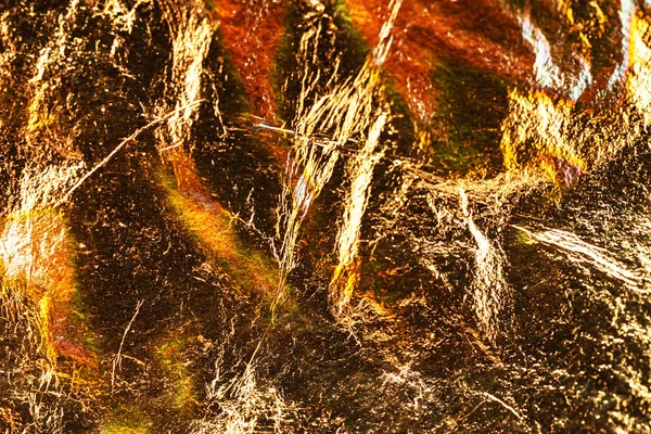 Золотистый Текстурный Фон Текстура Крупный План — стоковое фото
