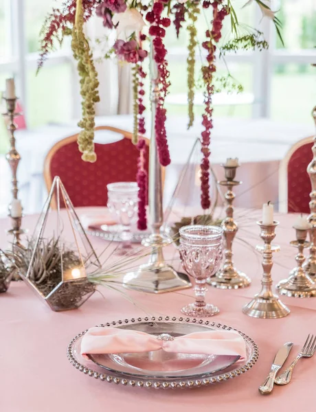 Hermoso Conjunto Mesa Para Comida —  Fotos de Stock