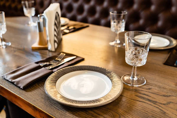 Conjunto Mesa Para Comida —  Fotos de Stock