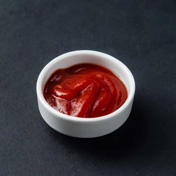 Sauce Tomate Dans Bol — Photo