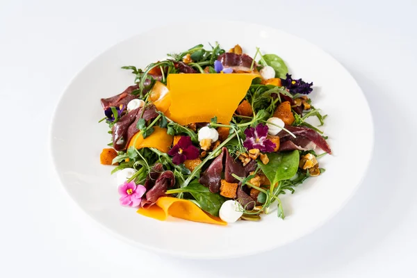 Heerlijke Salade Met Pompoen — Stockfoto