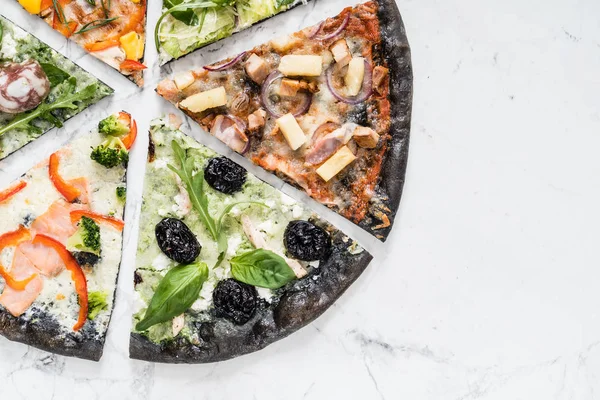 Creative Pizza Close — Stock Photo, Image