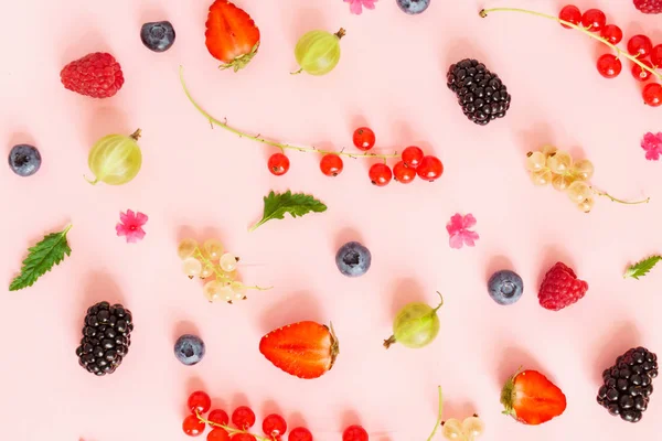 Frische Beeren Aus Nächster Nähe — Stockfoto