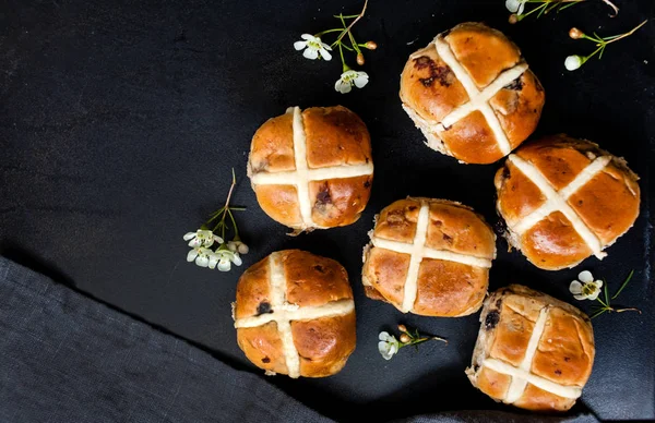 Hot cross buns, yakın çekim
