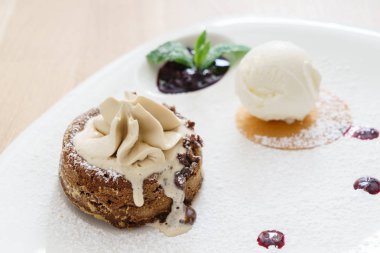 dondurmalı pasta, yakın çekim