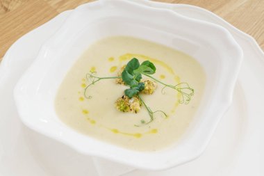 krem çorbası, yakın çekim