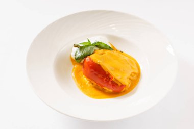 biber dolması, yakın çekim