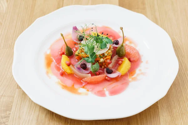 Ensalada Fresca Plato Cerca — Foto de Stock