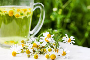 papatya çay, yakın çekim