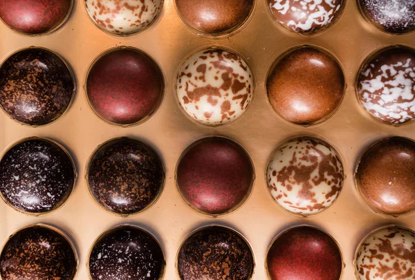 Chocolate Truffles Close — Stock Photo, Image