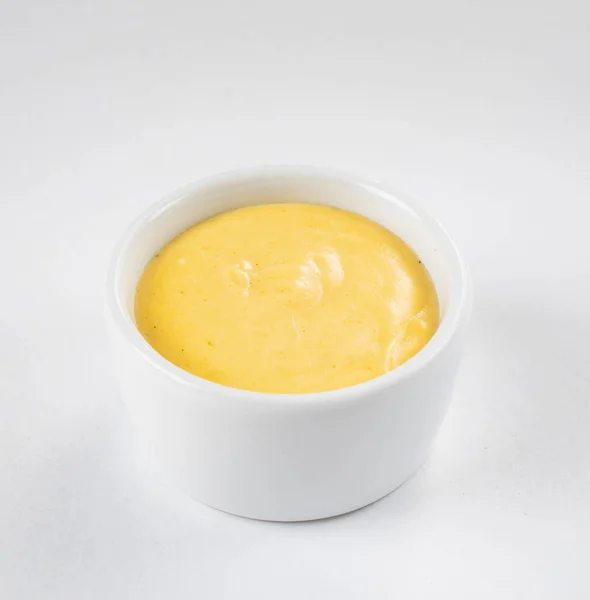 Mustard Sauce Bowl — Stock Photo, Image