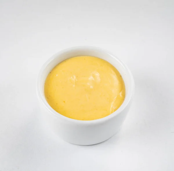 Mustard Sauce Bowl — Stock Photo, Image