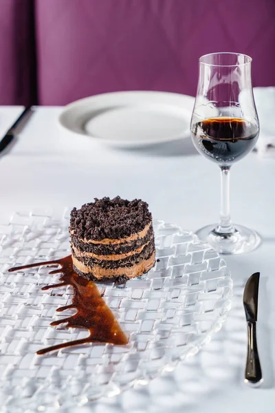 Chokladtårta Med Sherry — Stockfoto