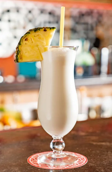 Milk Cocktail Pineapple — Stock Photo, Image