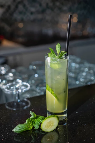 Cocktail Baren Närbild — Stockfoto