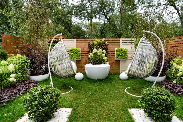 Area Ricreativa Nel Proprio Giardino — Foto Stock