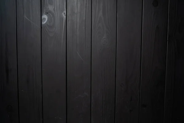 黑色木板背景 天然纹理 — 图库照片