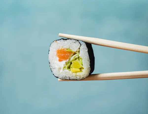 Single Sushi Chopsticks — Stock Photo, Image