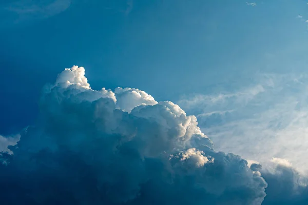 Blue Sky Clouds Sun Sunset — Stock Photo, Image