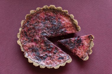 beeetroot dolgulu vegan kek, yakın