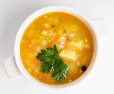 Arpa çorbası, yakın.