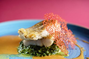 Ispanaklı zander, kapat.