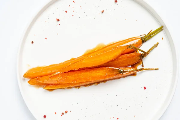 Zanahorias Fermentadas Con Salsa Balsámica — Foto de Stock