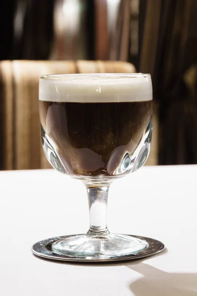Irish Coffee Close — Stock Photo, Image