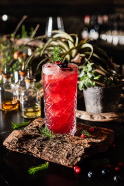 kokteyl barda, yakın çekim