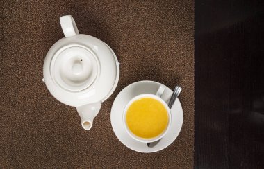 yeşil çay Kupası, yakın çekim