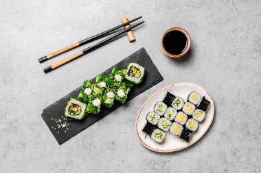 masada suşi, üst görünümü