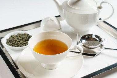 yeşil çay Kupası, yakın çekim