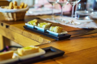 restoranda tatmak şarap, yakın çekim