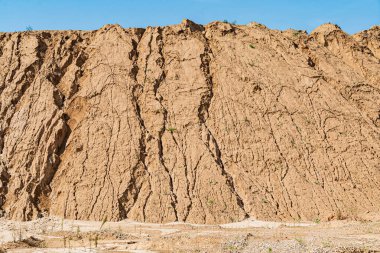 Çöldeki Kuru Toprağın Detayları - Doku / Desen