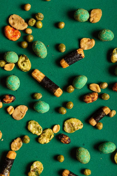 Japanese Snacks Table Top View — Stock Photo, Image