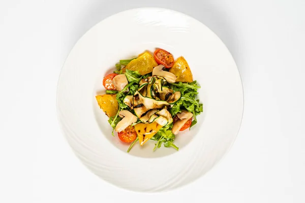 Insalata Verdure Grigliate Rucola — Foto Stock